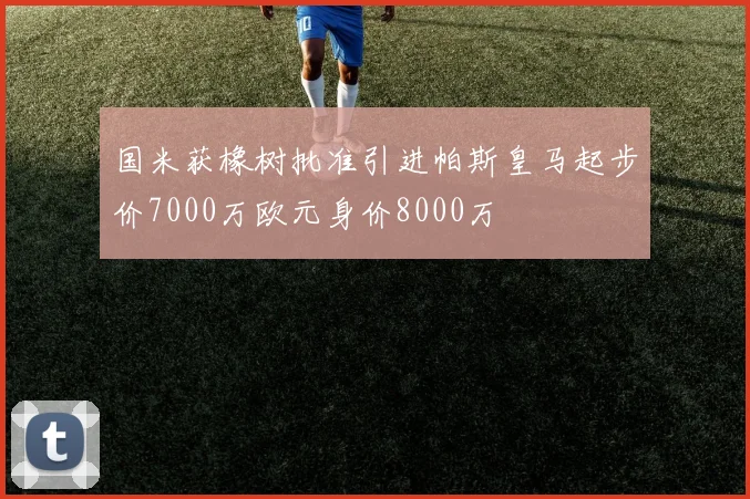 国米获橡树批准引进帕斯皇马起步价7000万欧元身价8000万