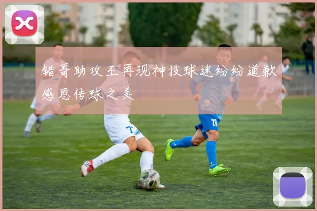 错哥助攻王再现神技球迷纷纷道歉感恩传球之美